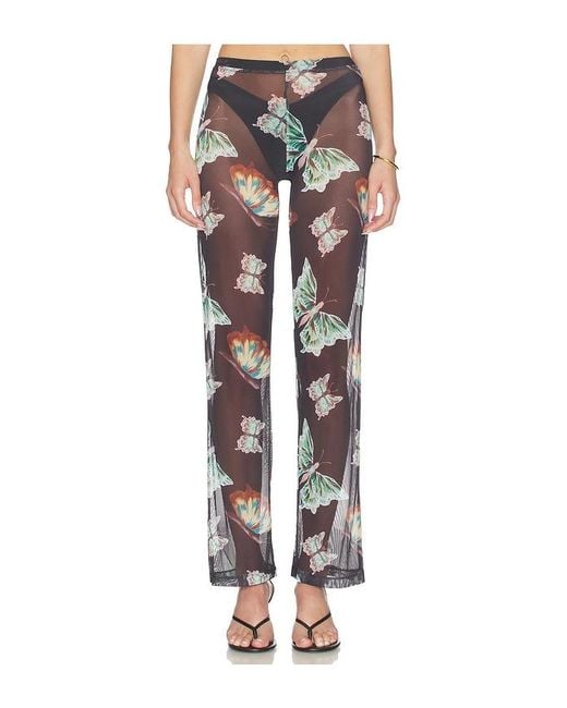 Juliet Johnstone Black Mesh Pant