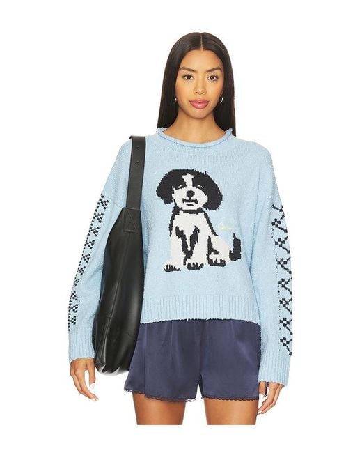 Free People Blue Strick Story Book