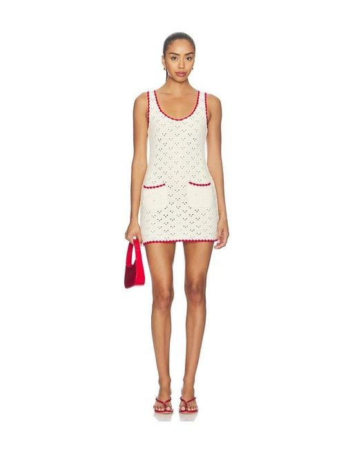 MAJORELLE White Madisen Mini Dress