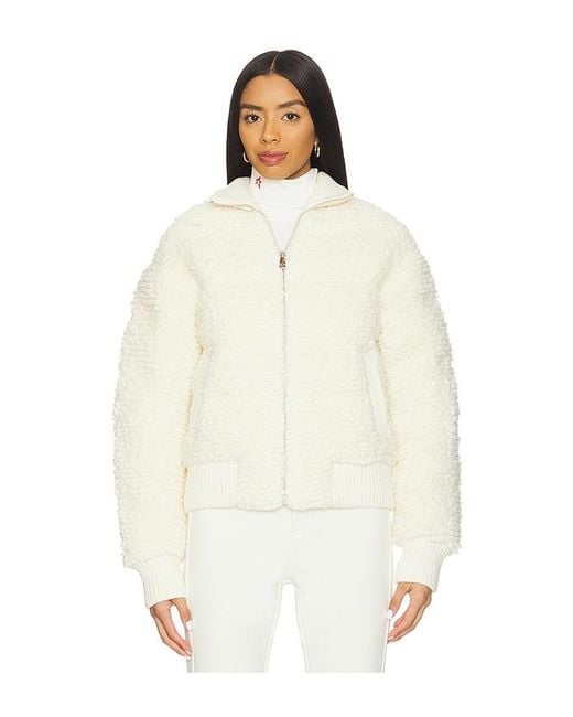 Perfect Moment White Apres Padded Bomber