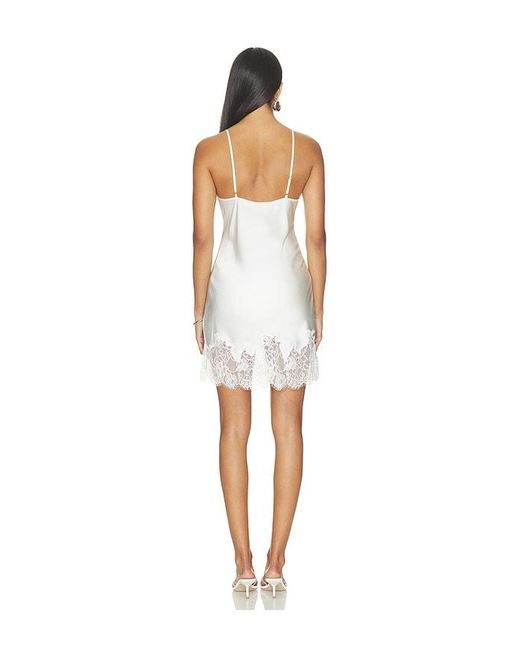 Fleur du Mal White Juliet Lace Mini Slip