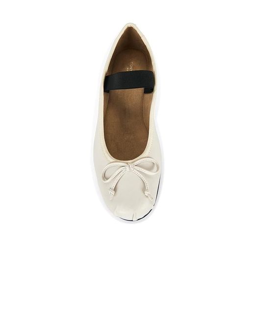 Tony Bianco White Caspian Mary Jane Flat