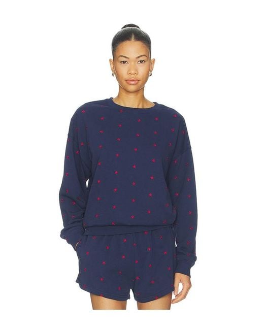 Beach Riot Blue Devyn Oversized Sweatshirt