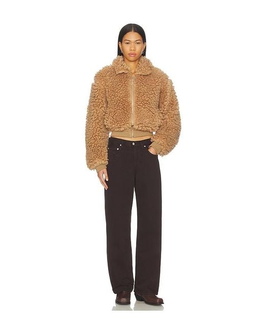 MORE TO COME Natural Indira Teddy Jacket
