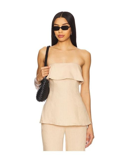 Hevron Natural Addison Top