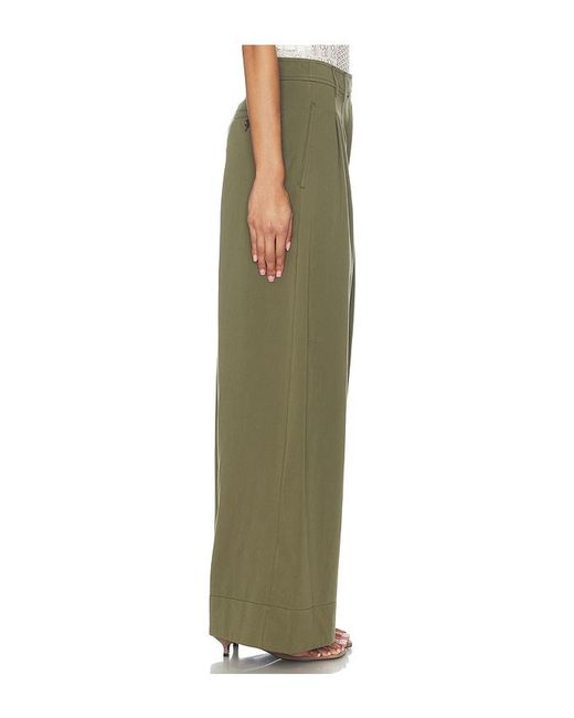 Ulla Johnson Green Motherwell Wide Leg Trouser Pants