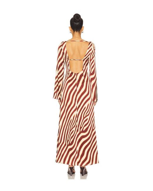 Seven Wonders White Montie Sleeved Maxi Dress