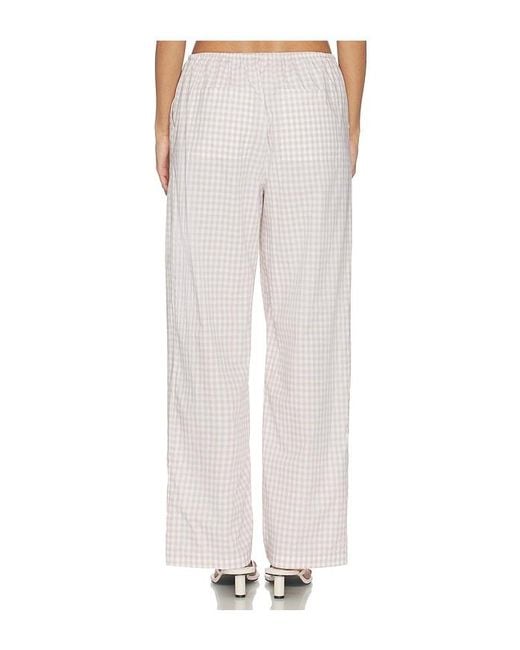 Jonathan Simkhai White Drawstring Pant