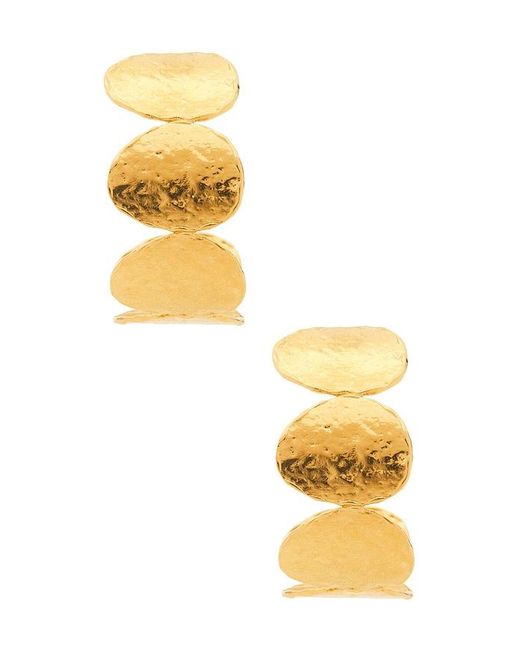 Emma Pills Metallic Sunset Hour Hoops