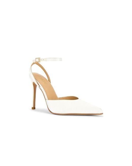 Raye White Willow Pump