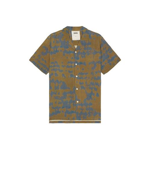 Oas Green Highland Viscose Shirt for men