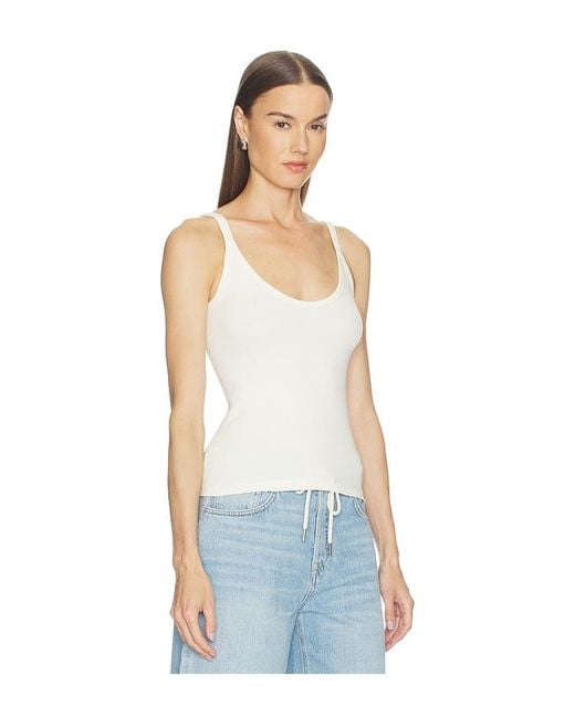 GRLFRND Blue U-Neck Tank
