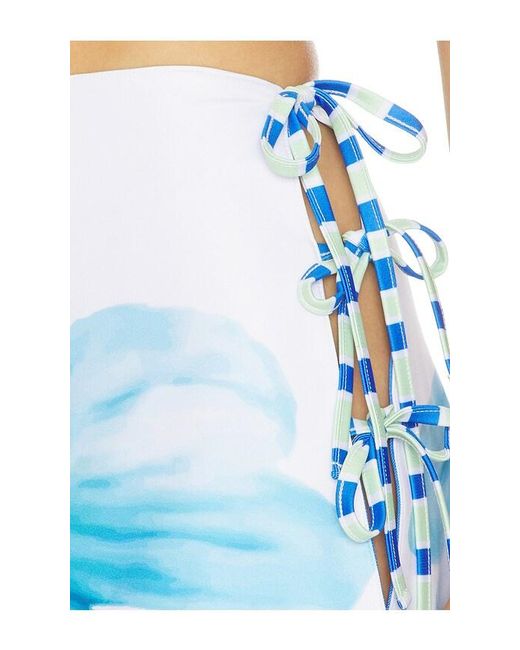 Susmie's Blue Suavecito Reversible Skirt
