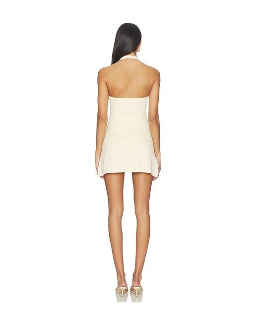Amelie Teje White Cloud Mini Dress