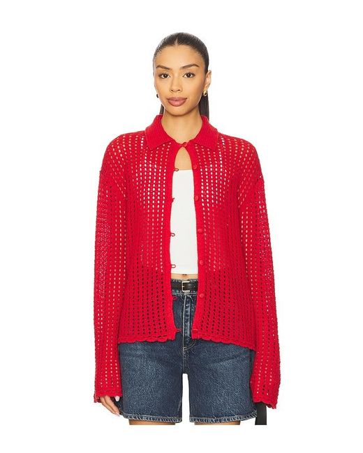 Rag & Bone Red Khloe Cardigan