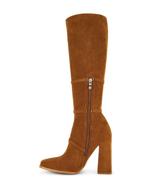 ZEMETA Brown Bow Suede Boot
