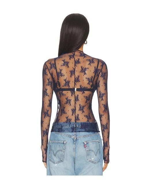 Free People Blue Lady Lux Layering Top