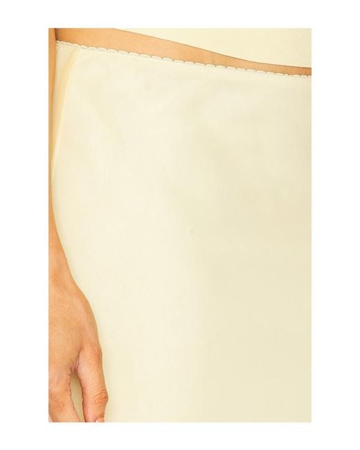 Line & Dot Yellow X Revolve Denman Midi Skirt