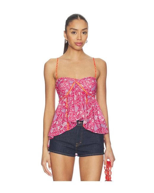 Free People Red Malia Tube