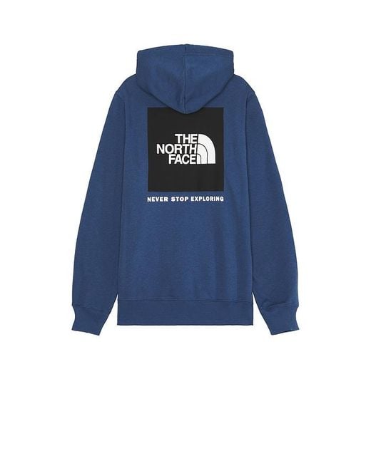 The North Face Blue Men's Box Nse Pullover Hoodie for men