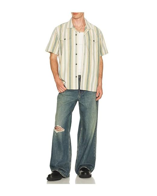 Filson Blue Chambray Camp Shirt for men