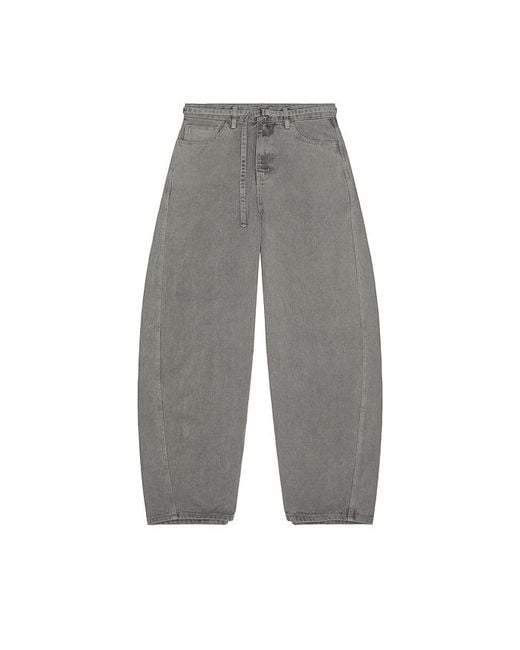 LE17SEPTEMBRE Gray Garment Dyed Curved Jeans for men