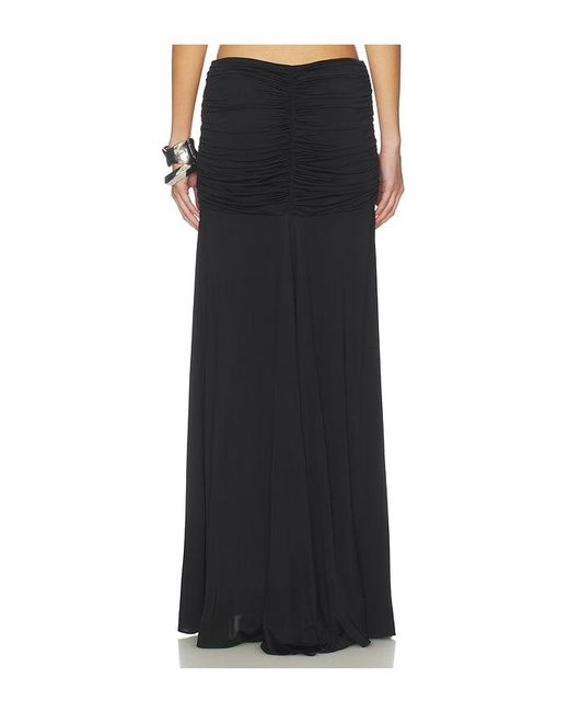 Amanda Uprichard Black Leo Skirt