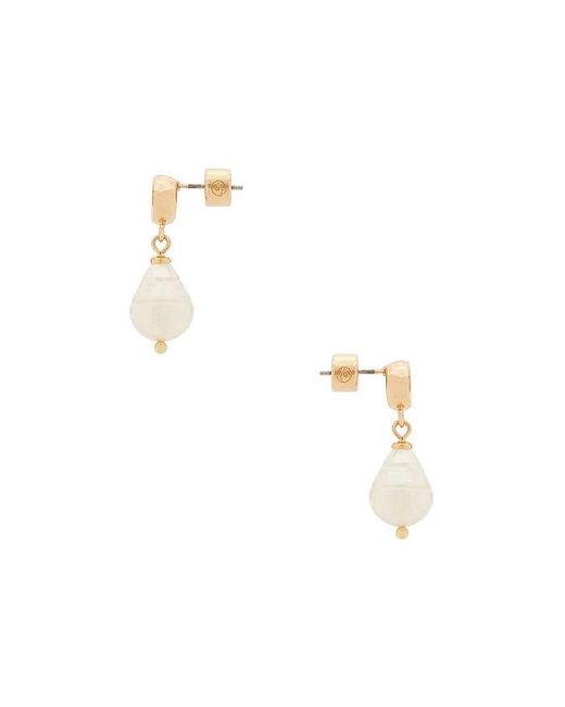 Ettika Multicolor Simple Pearl Drop Earrings