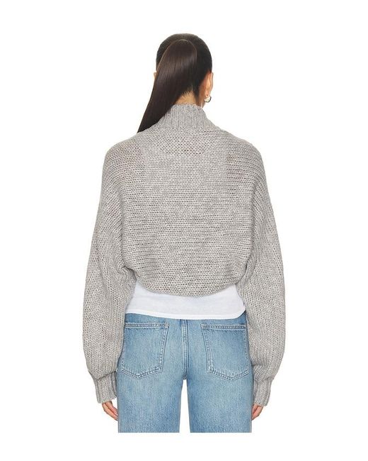 Free People White Opal Shrug