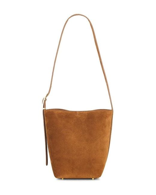 Anine Bing White Elly Medium Bucket Bag