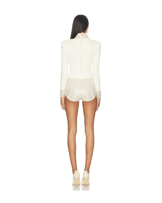 retroféte White Bethanie Romper