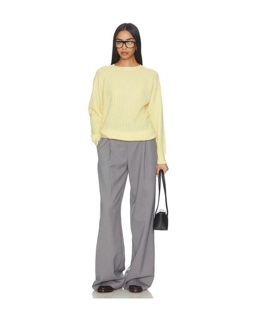 FRAME Yellow The Cashmere Sunbeam Sweater