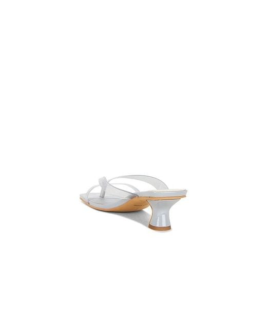 Dolce Vita White Brevel Vinyl Thong Sandal