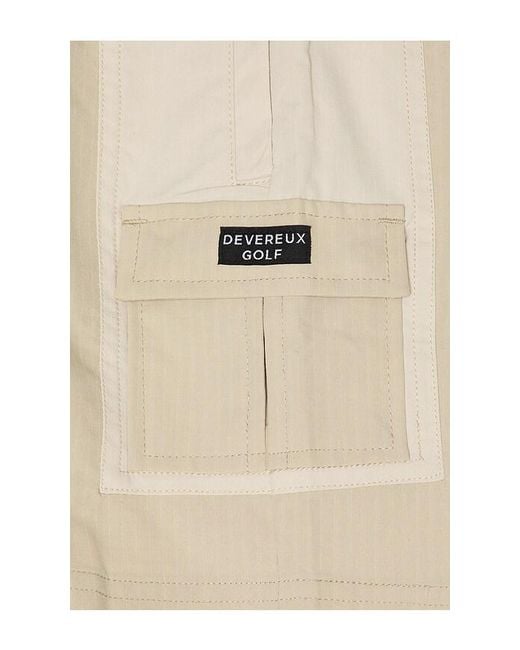Devereux Golf Natural The Ripstop Cargo Short for men