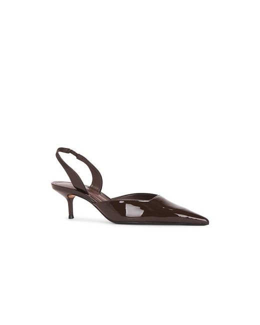 SCHUTZ SHOES Brown Paola Mid Pump