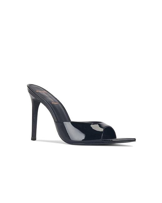 Black Suede Studio Blue Brea Mule