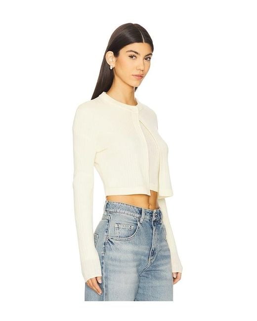 A.L.C. White Chloe Cardigan