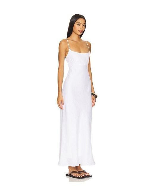 LSPACE White Moonrise Maxi Dress