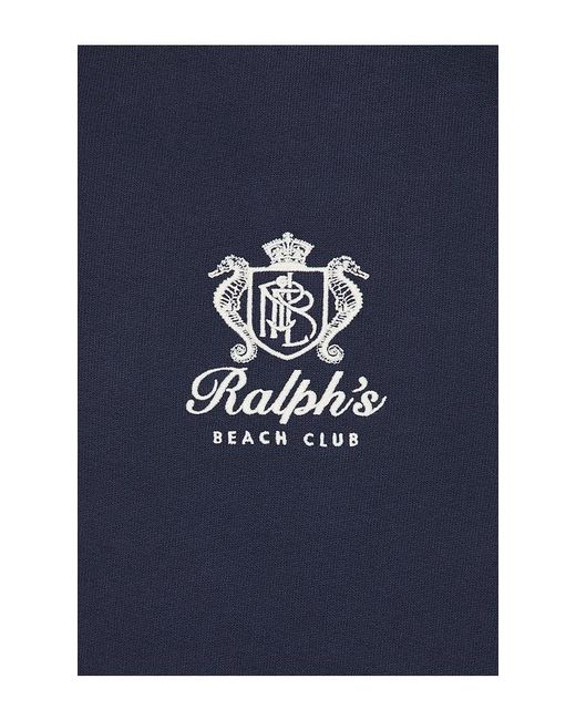 Polo Ralph Lauren Blue Relaxed Fit Fleece Graphic Sweatshirt for men