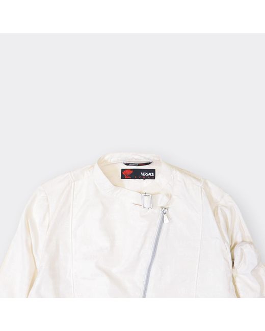 Versace Sport Vintage Jacket in White Lyst