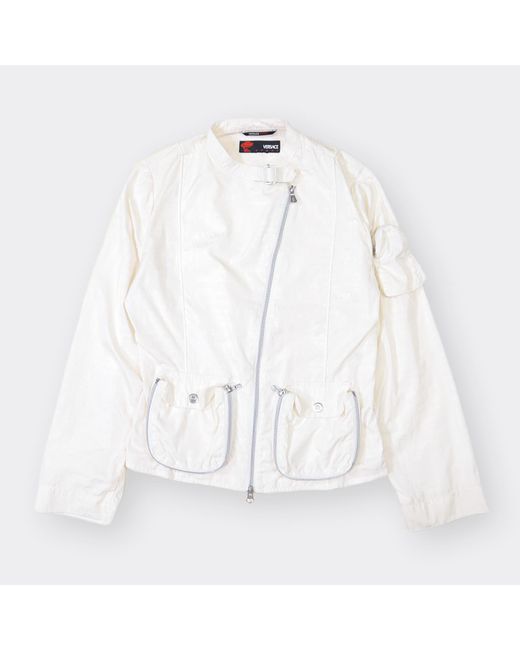 Versace Sport Vintage Jacket in White Lyst