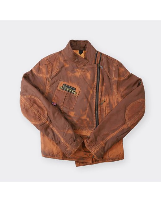 Belstaff Synthetic Womens Vintage Jacket in Orange | Lyst