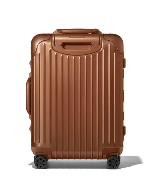 Rimowa Brown Original Cabin Carry-on Suitcase for men