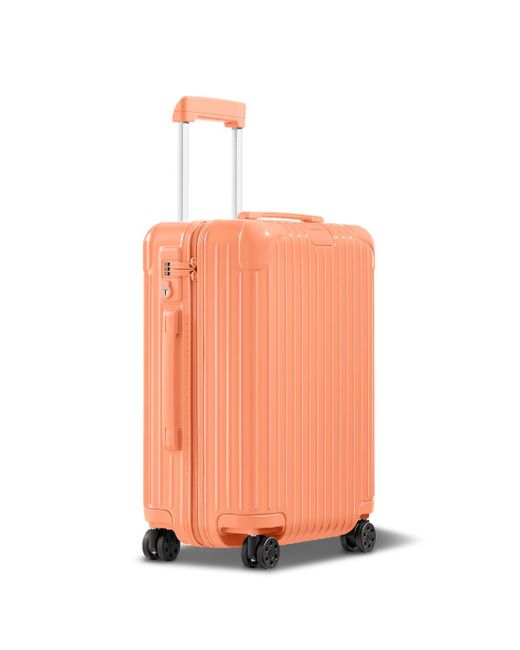 Rimowa Orange Essential Cabin Carry-on Suitcase for men