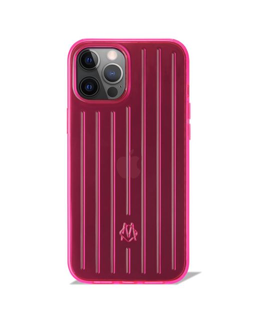 Rimowa Neon Pink Case For Iphone 12 & 12 Pro