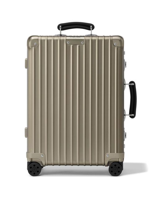 RIMOWA Classic Cabin Carry-on Suitcase in Metallic for Men | Lyst