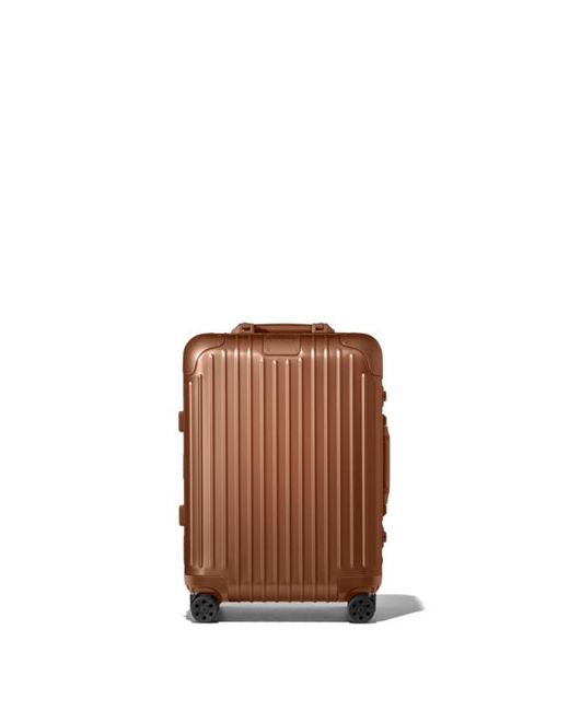 Rimowa Brown Original Cabin Carry-on Suitcase for men