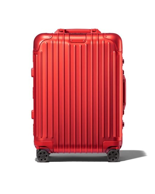Rimowa Red Original Cabin Suitcase