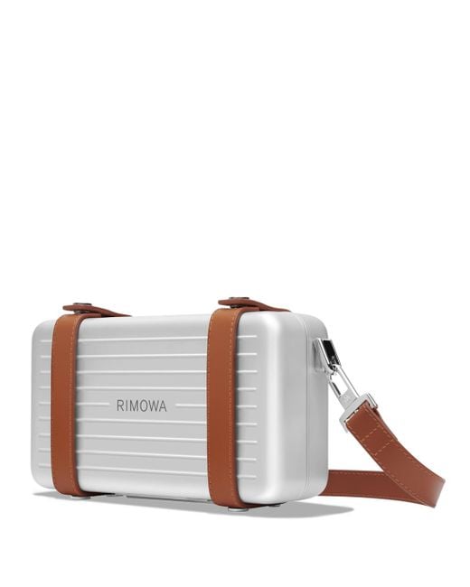 Rimowa White Aluminium Cross-body Bag for men