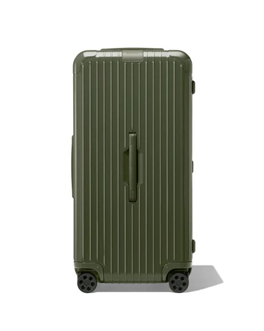 Rimowa Essential Essential Trunk Plus Suitcase In Cactus Green - Polycarbonate - 80x37x41 Suitcase